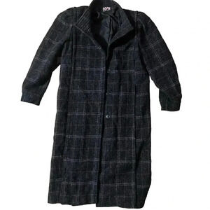 Vintage New York Girl Wool Blend Full Length Coat Size 10
